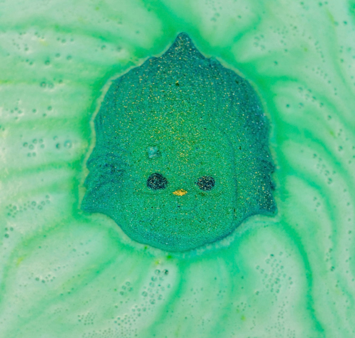 Baby Grinch Bath Bomb