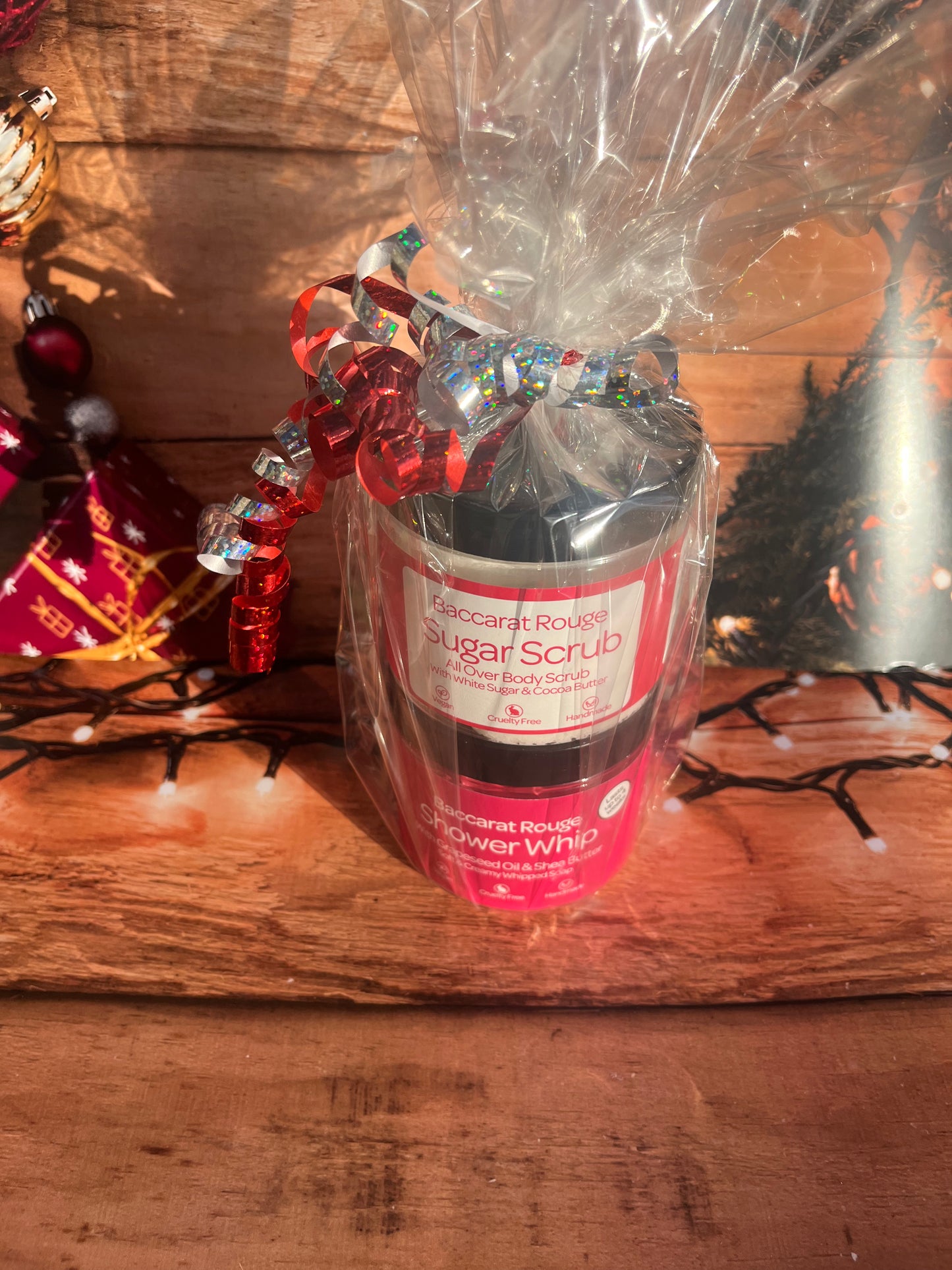 Rouge Baccarat Shower Whip and Sugar Scrub Gift Set