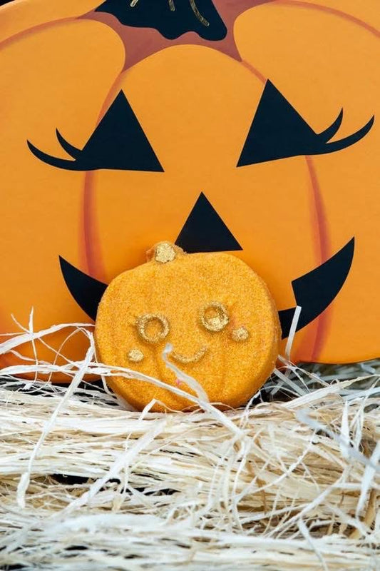 Smiley Pumpkin Bath Bomb